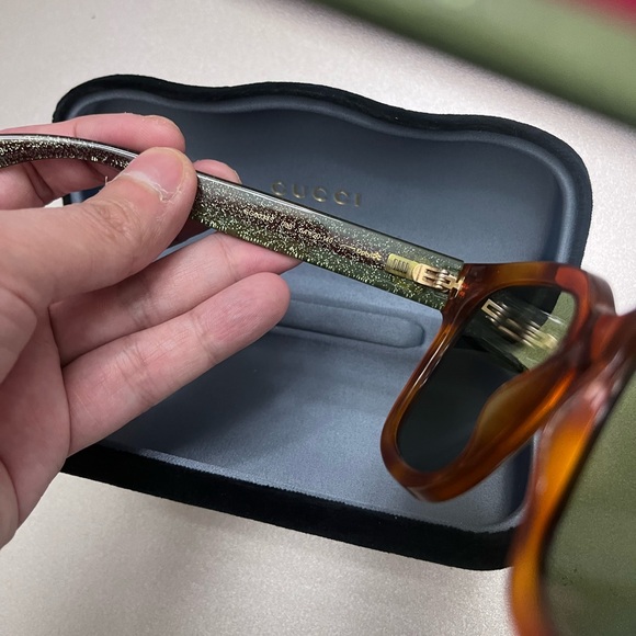 Gucci Ophidia Mini Messenger Bag supreme GG canvas set with sunglasses - Picture 2 of 16